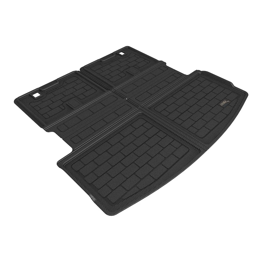 M1FR1301309 – 3D MATS/U-AC Cargo Area Liner, Black Direct Fit Raised Edge Thermoplastic Rubber Of Carbon Fiber Textur...